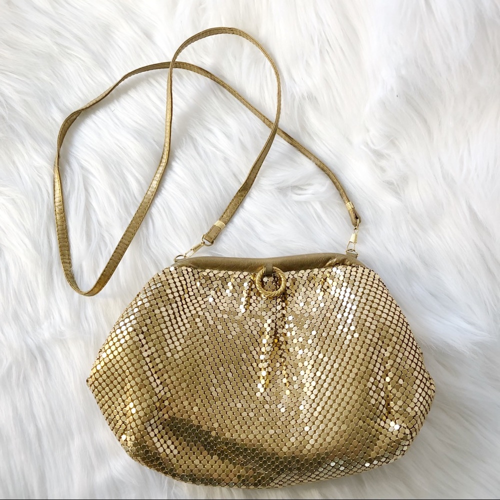 Classic Chic Gold Shoulder Bag
